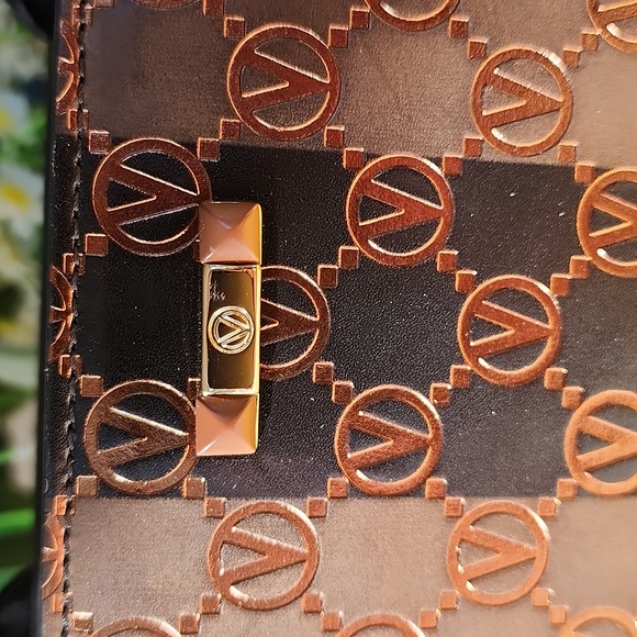 MARIO VALENTINO Monogram Pattern Tote - Picture 3 of 11